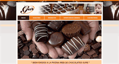 Desktop Screenshot of chocolatesgure.com